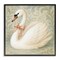 Stupell Industries Vintage Leaves Swan Framed Giclee, design by Grotto Studios